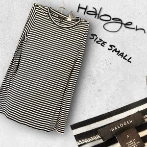 Halogen shirt black and white